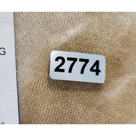 Womens IML Tan Tie Dye Fleece Sweatpants Drawstring Cotton Polyester Size XL - Picture 8 of 8